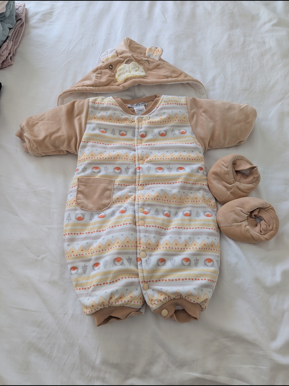 Baby Winter Sleeping Bag / Romper (6-9 months)